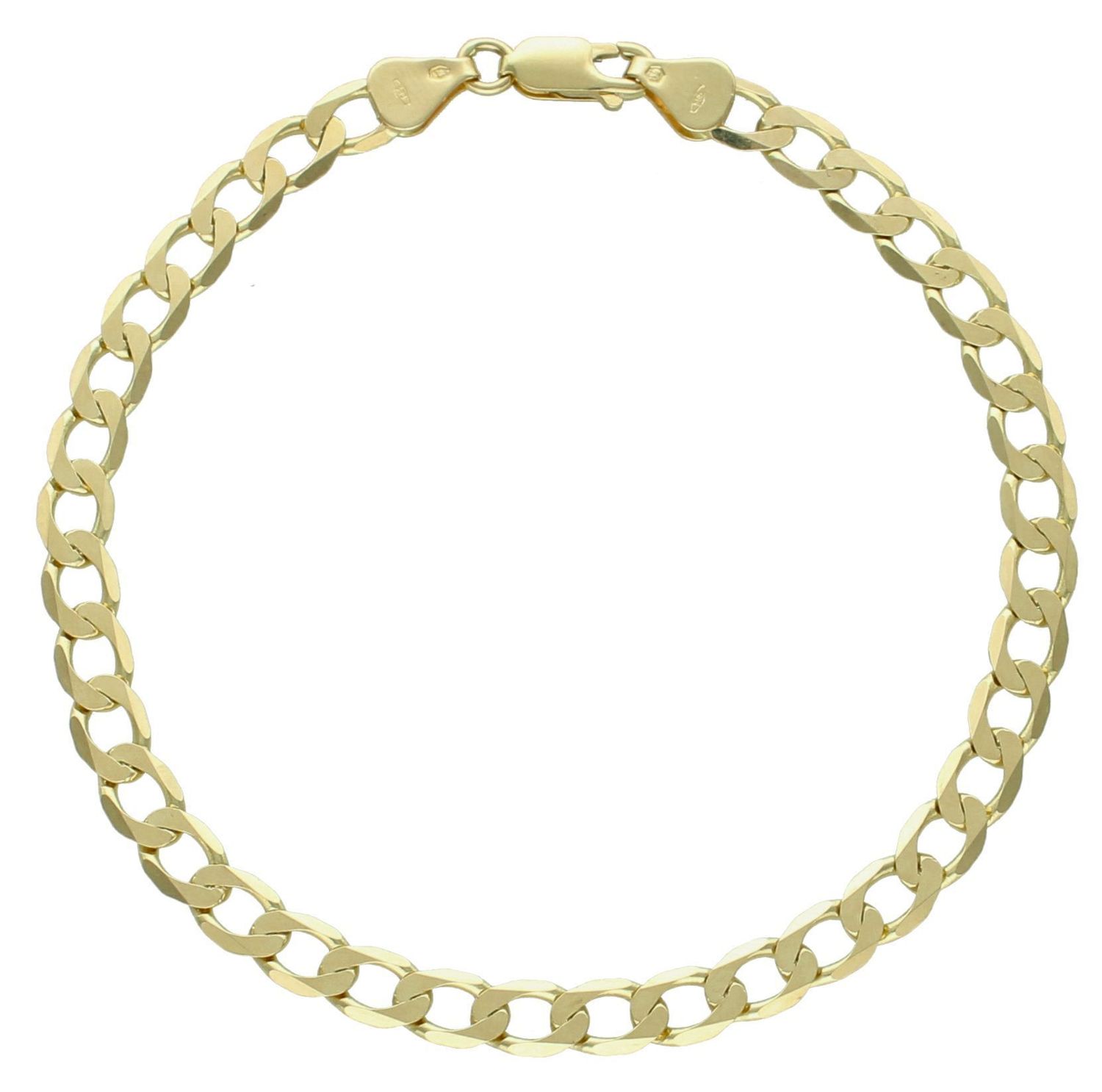 Bransoletka złota pamcerka próba 585, DIA-BRA-12119-585 4,5mm, Złota bransoletka o splocie pancerka to rodzaj bransoletki, który z pewnością zachwyci kobiety eleganckie, wytworne1.jpg